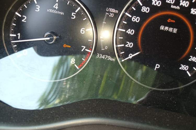 Used Mazda 3 Axela 2021 1.5L Automatic Zhiyue Edition Odometer Close Up