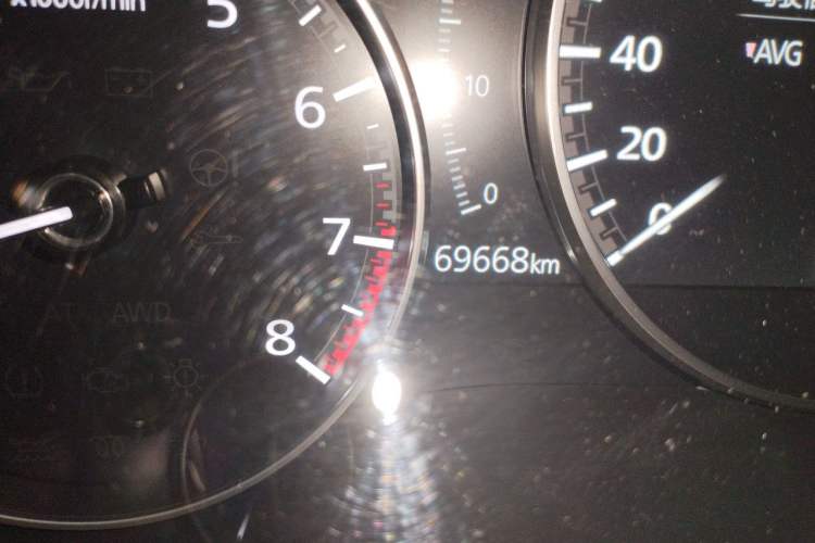 Used Mazda 3 Axela 2021 2.0L Automatic Zhiqing Edition Odometer Close Up