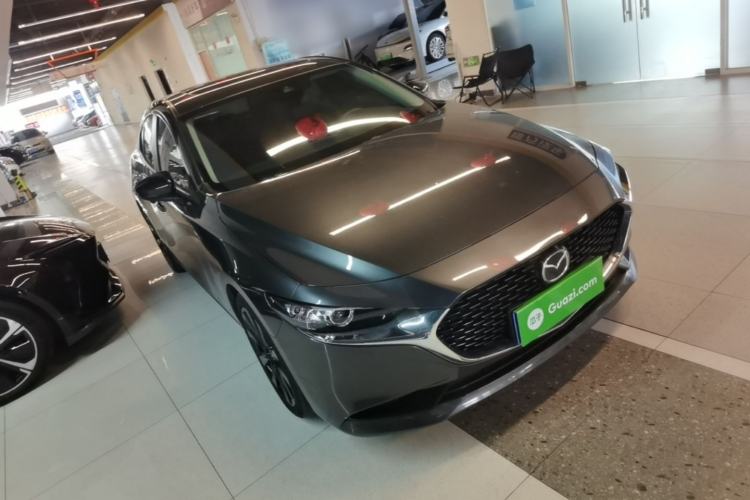 Used Mazda 3 Axela 2022 2.0L Automatic Premium Black Obsidian Edition Front Right 45 Deg