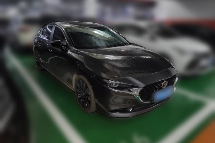 Used Mazda 3 Axela 2022 2.0L Automatic Premium Black Obsidian Edition Front Right 45 Deg