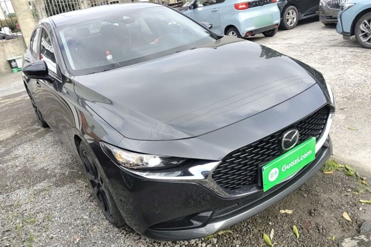 Used Mazda 3 Axela 2022 2.0L Automatic Premium Black Obsidian Edition Front Right 45 Deg
