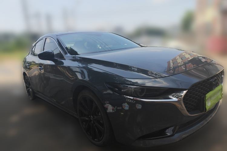 Used Mazda 3 Axela 2022 2.0L Automatic Premium Black Obsidian Edition Front Right 45 Deg