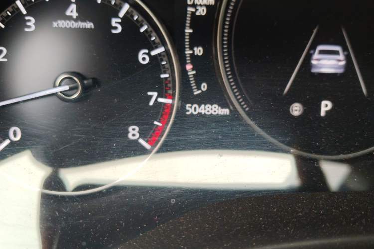 Used Mazda 3 Axela 2022 2.0L Automatic Zhiyao Obsidian Edition Odometer Close Up