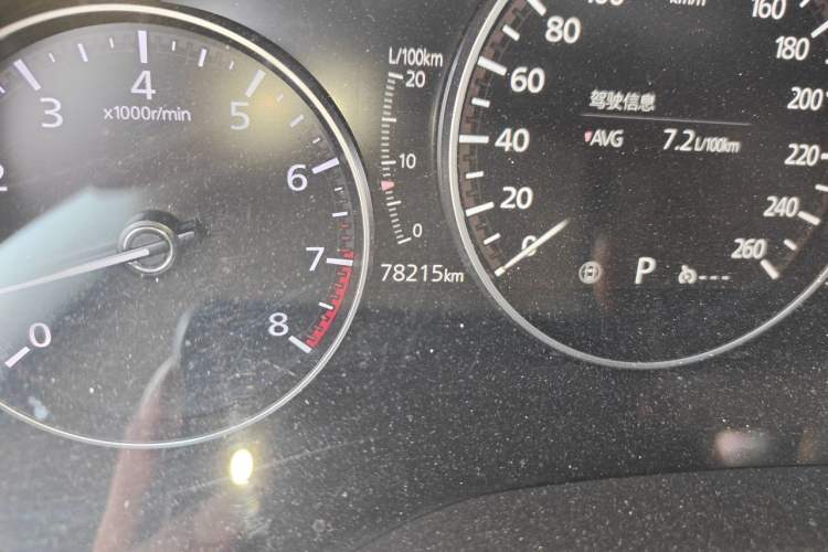 Used Mazda 3 Axela 2022 2.0L Automatic Premium Black Obsidian Edition Odometer Close Up