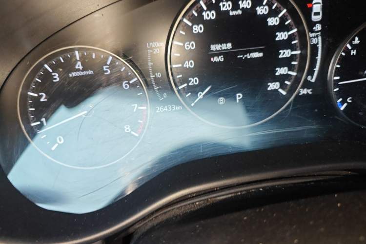 Used Mazda 3 Axela 2022 2.0L Automatic Zhiya Edition Odometer Close Up