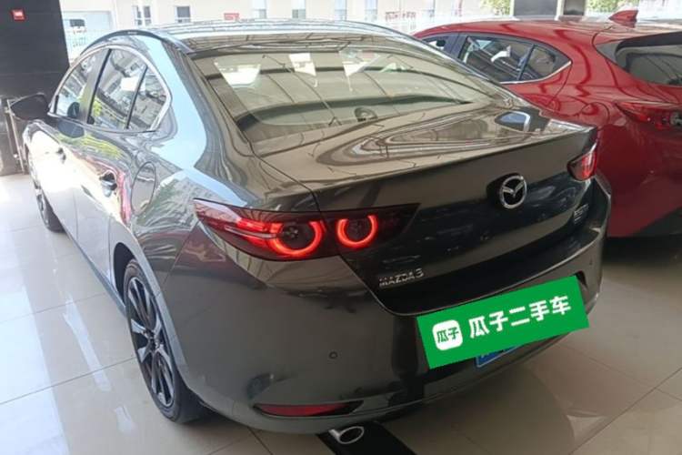 Used Mazda 3 Axela 2022 2.0L Automatic Premium Black Obsidian Edition Rear Left 45 Deg