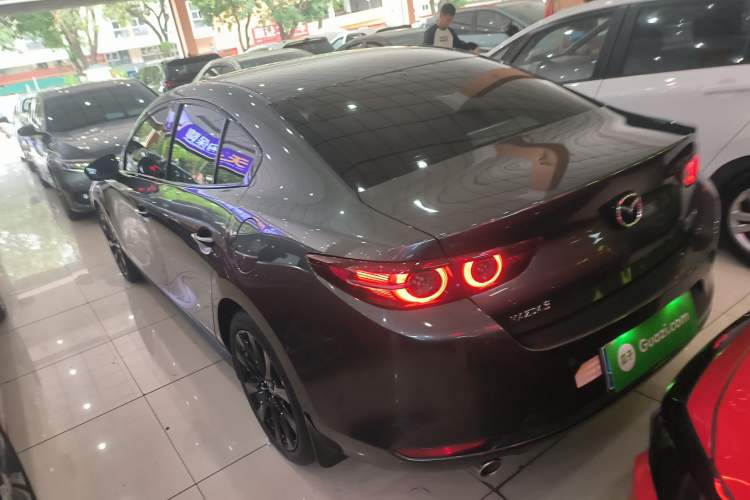 Used Mazda 3 Axela 2022 2.0L Automatic Premium Black Obsidian Edition Rear Left 45 Deg