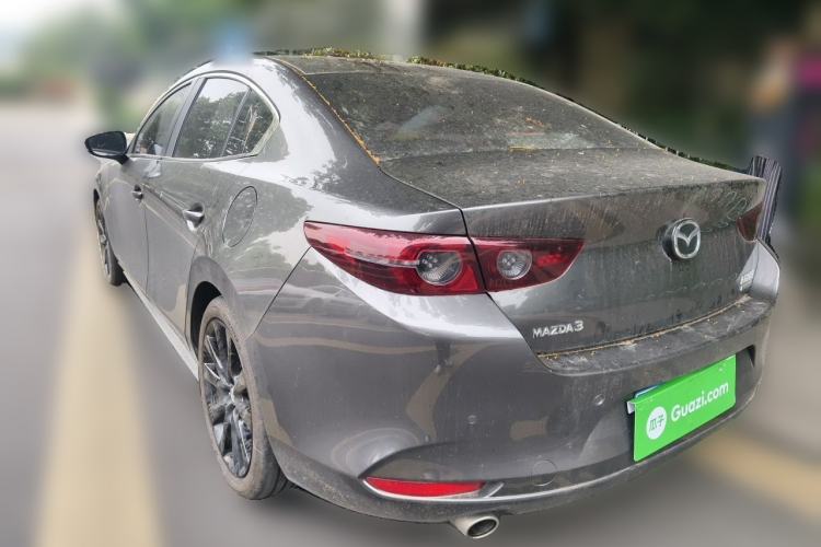 Used Mazda 3 Axela 2022 2.0L Automatic Premium Black Obsidian Edition Rear Left 45 Deg