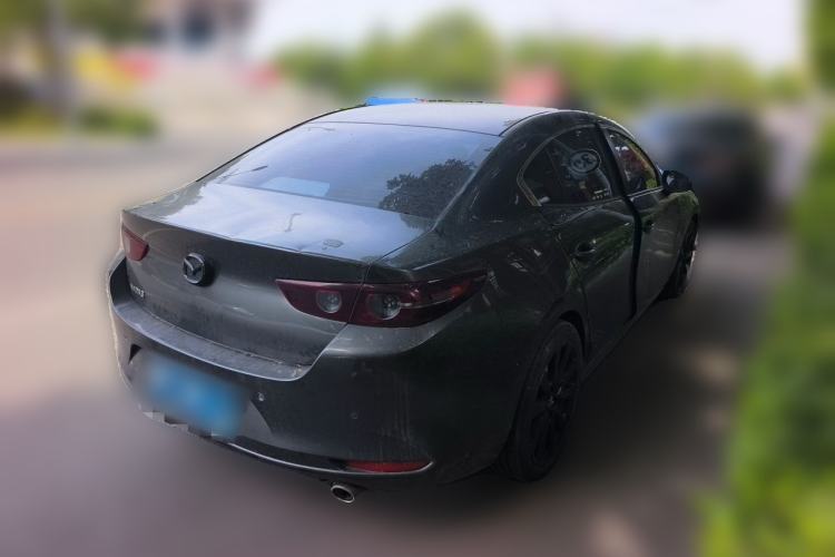 Used Mazda 3 Axela 2022 2.0L Automatic Premium Black Obsidian Edition Rear Right 45 Deg