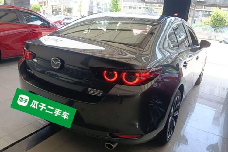 Used Mazda 3 Axela 2022 2.0L Automatic Premium Black Obsidian Edition Rear Right 45 Deg
