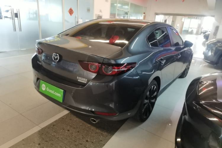 Used Mazda 3 Axela 2022 2.0L Automatic Premium Black Obsidian Edition Rear Right 45 Deg