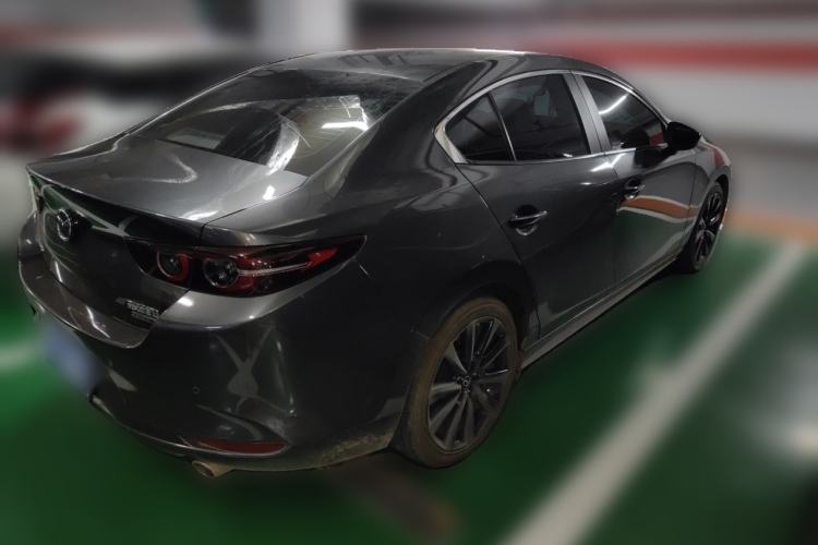 Used Mazda 3 Axela 2022 2.0L Automatic Premium Black Obsidian Edition Rear Right 45 Deg