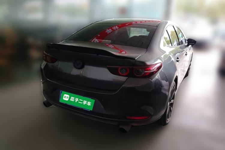Used Mazda 3 Axela 2022 2.0L Automatic Premium Black Obsidian Edition Rear Right 45 Deg