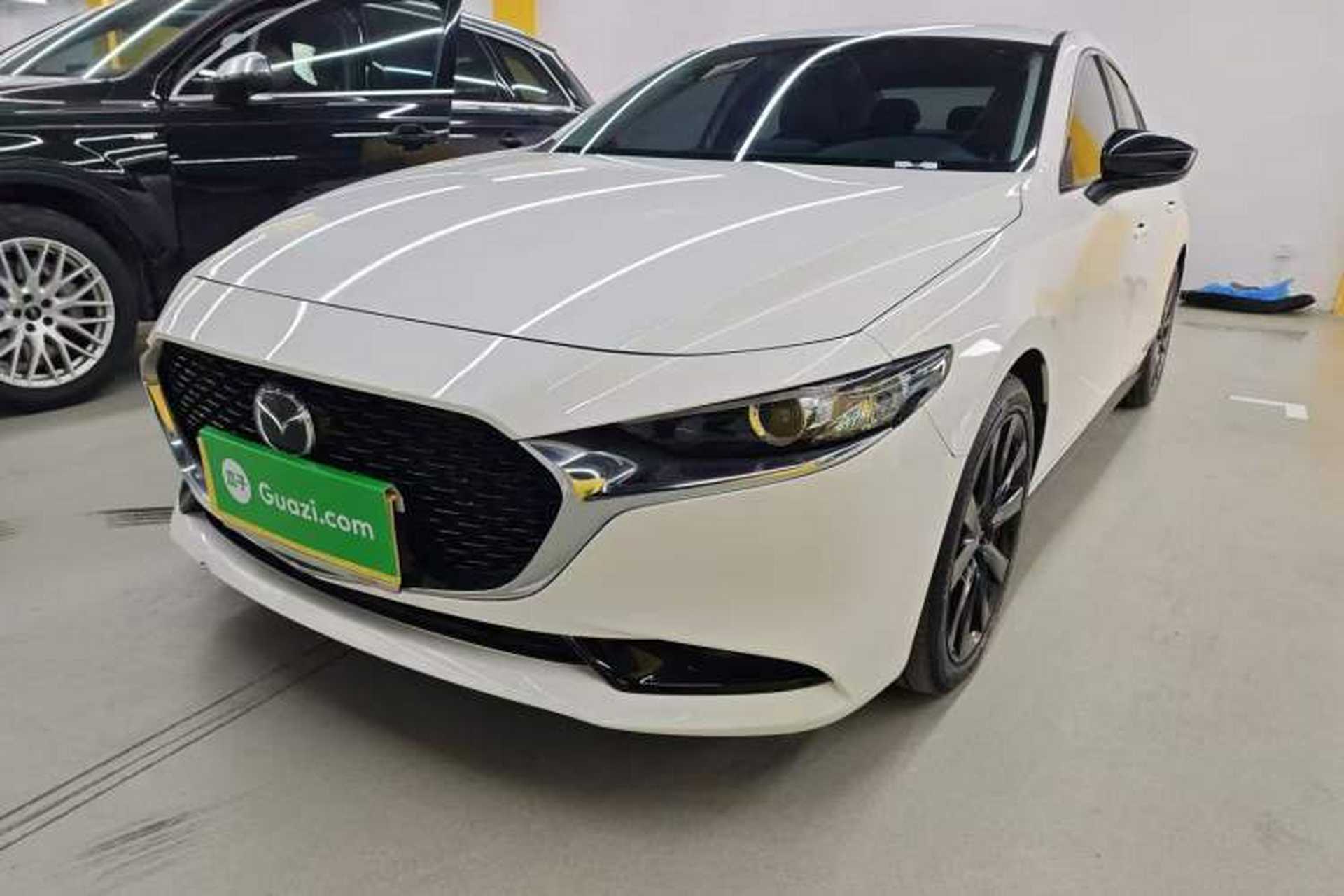 Used Mazda 3 Axela 2022 2.0L Automatic Premium Black Obsidian Edition Front Left 45 Deg