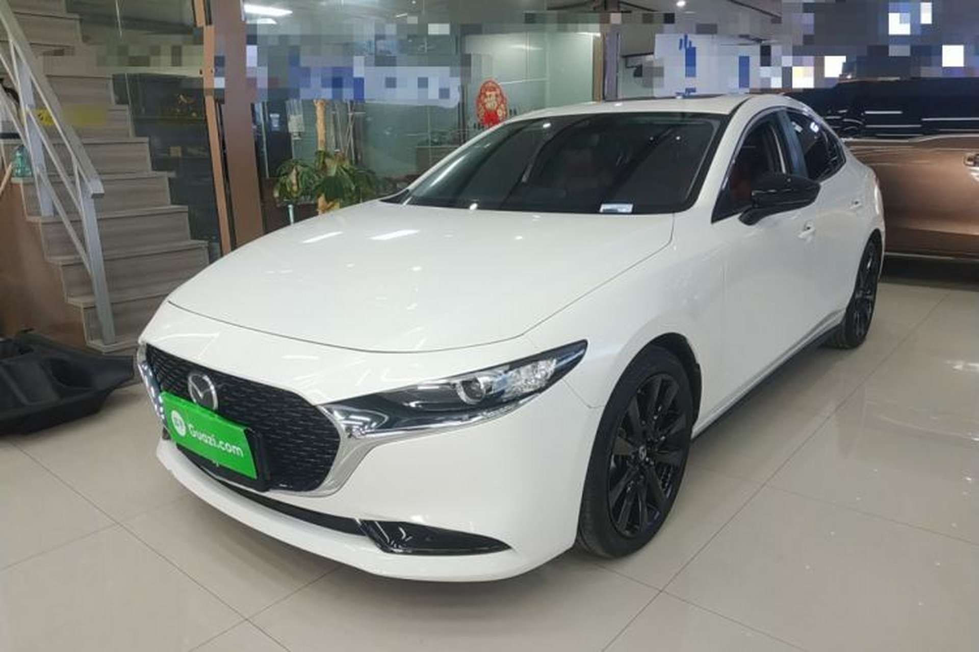 Used Mazda 3 Axela 2022 2.0L Automatic Premium Black Obsidian Edition Front Left 45 Deg