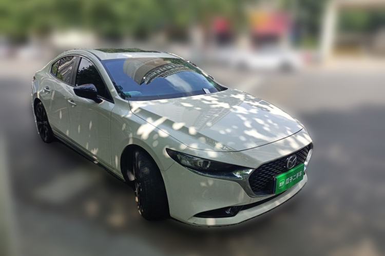 Used Mazda 3 Axela 2022 2.0L Automatic Premium Black Obsidian Edition Front Right 45 Deg