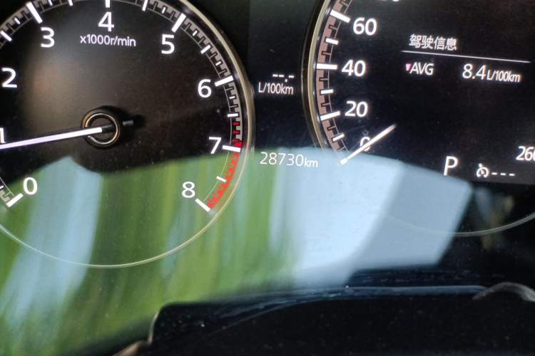 Used Mazda 3 Axela 2022 2.0L Automatic Zhiya Edition Odometer Close Up