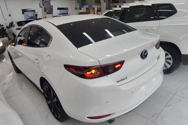 Used Mazda 3 Axela 2022 2.0L Automatic Premium Black Obsidian Edition Rear Left 45 Deg
