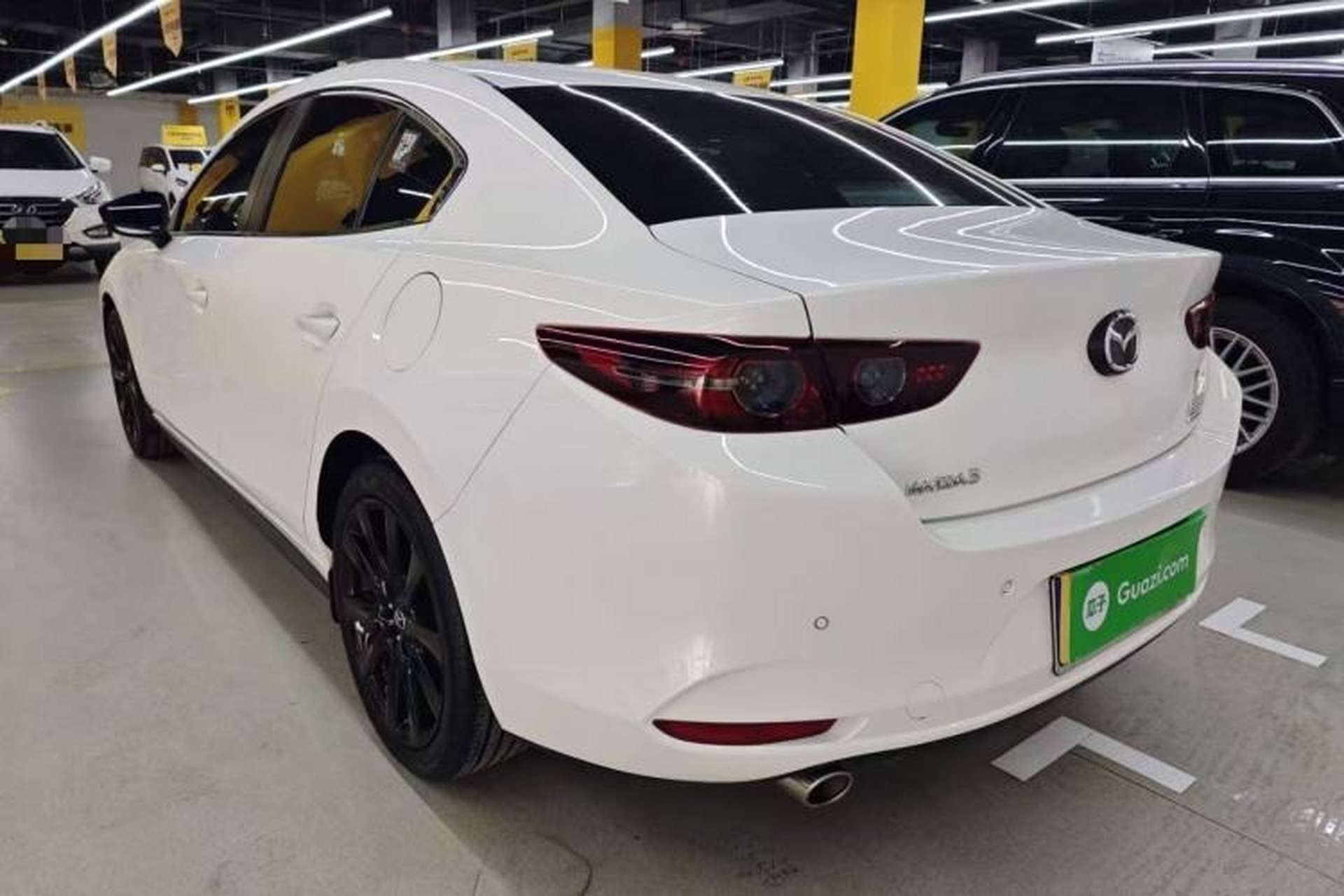 Used Mazda 3 Axela 2022 2.0L Automatic Premium Black Obsidian Edition Rear Left 45 Deg