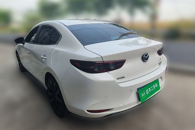 Used Mazda 3 Axela 2022 2.0L Automatic Premium Black Obsidian Edition Rear Left 45 Deg