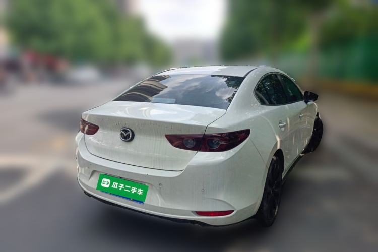 Used Mazda 3 Axela 2022 2.0L Automatic Premium Black Obsidian Edition Rear Right 45 Deg
