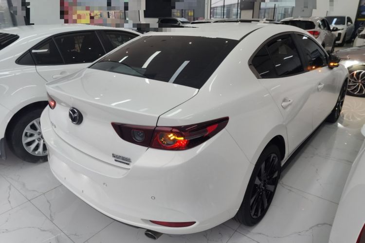 Used Mazda 3 Axela 2022 2.0L Automatic Premium Black Obsidian Edition Rear Right 45 Deg
