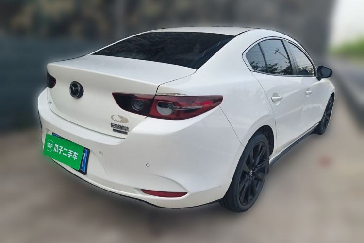 Used Mazda 3 Axela 2022 2.0L Automatic Premium Black Obsidian Edition Rear Right 45 Deg