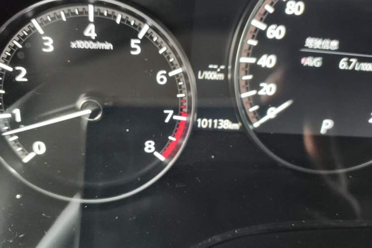 Used Mazda 3 Axela 2023 2.0L Automatic Zhiqing Edition Odometer Close Up