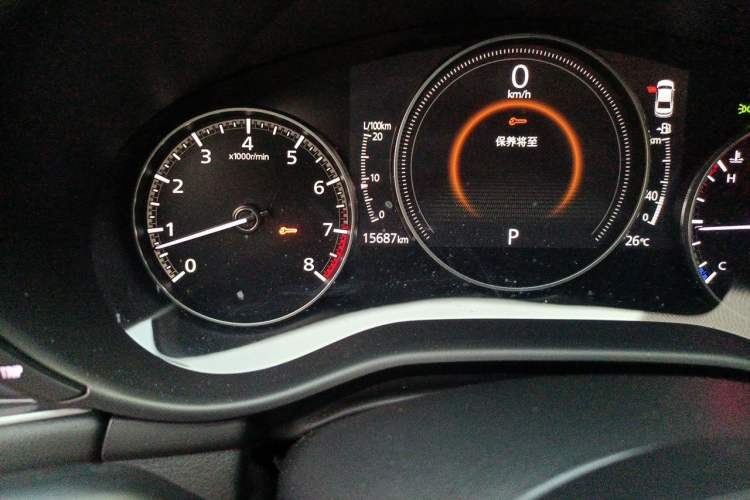 Used Mazda 3 Axela 2023 2.0L Automatic Zhiqing Edition Odometer Close Up