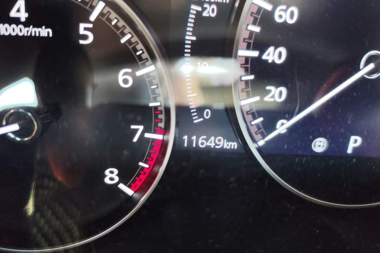 Used Mazda 3 Axela 2023 2.0L Automatic Zhiyao Edition Odometer Close Up