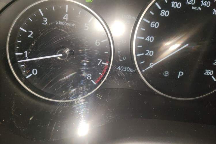Used Mazda 3 Axela 2025 Model, 2.0L Automatic, Quality Excellence Edition Odometer Close Up
