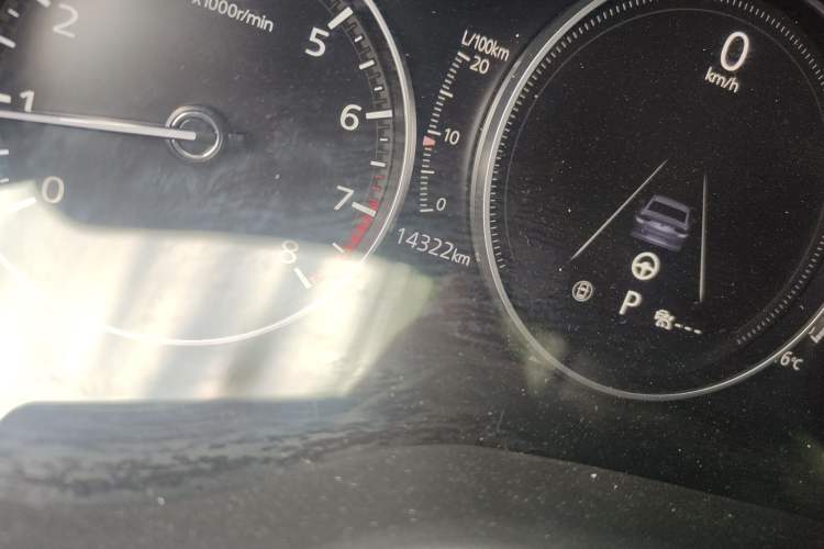 Used Mazda 3 Axela 2025 Model, 2.0L Automatic, Quality Excellence Edition Odometer Close Up