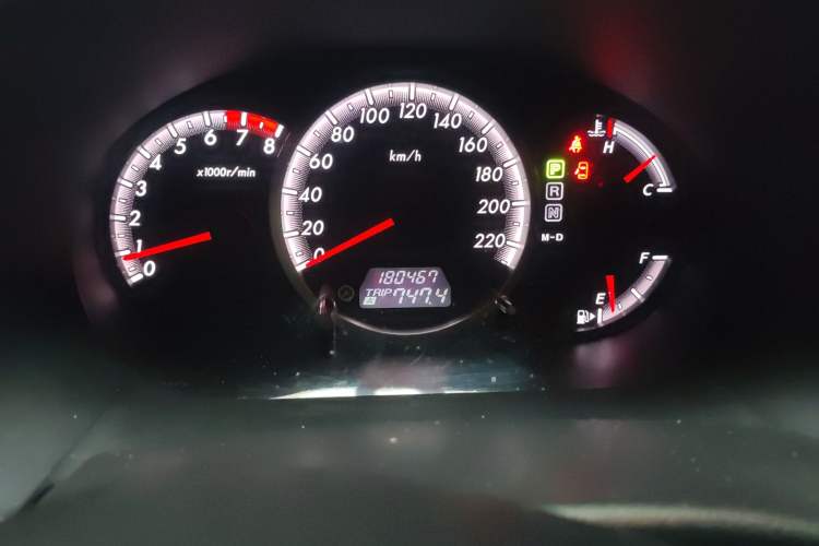 Used Mazda 5 2008 2.0 Automatic Luxury Edition Odometer Close Up