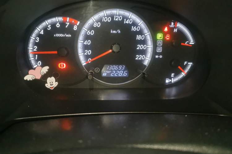 Used Mazda 5 2008 2.0 Automatic Comfort Edition Odometer Close Up