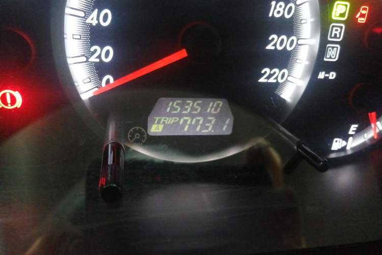 Used Mazda 5 2008 2.0 Automatic Comfort Edition Odometer Close Up