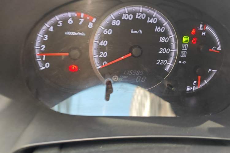 Used Mazda 5 2008 2.0 Automatic Luxury Edition Odometer Close Up