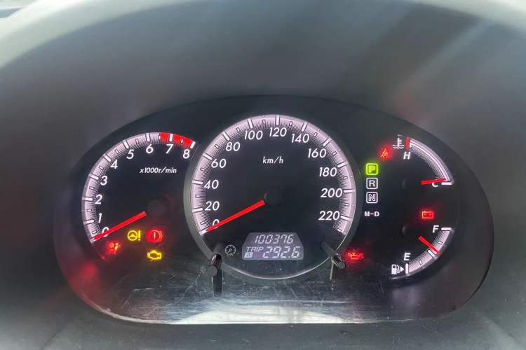 Used Mazda 5 2008 2.0 Automatic Comfort Edition Odometer Close Up
