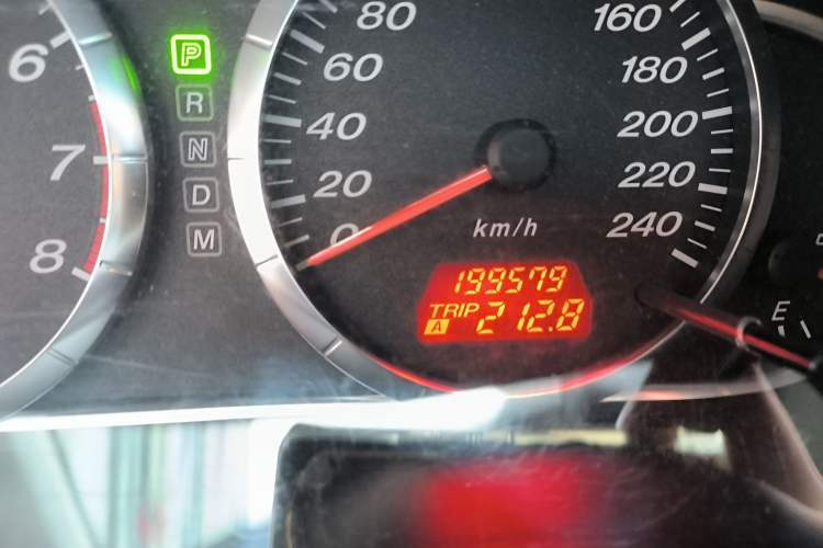 Used Mazda 6 2007 2.0L Automatic Luxury Version Odometer Close Up