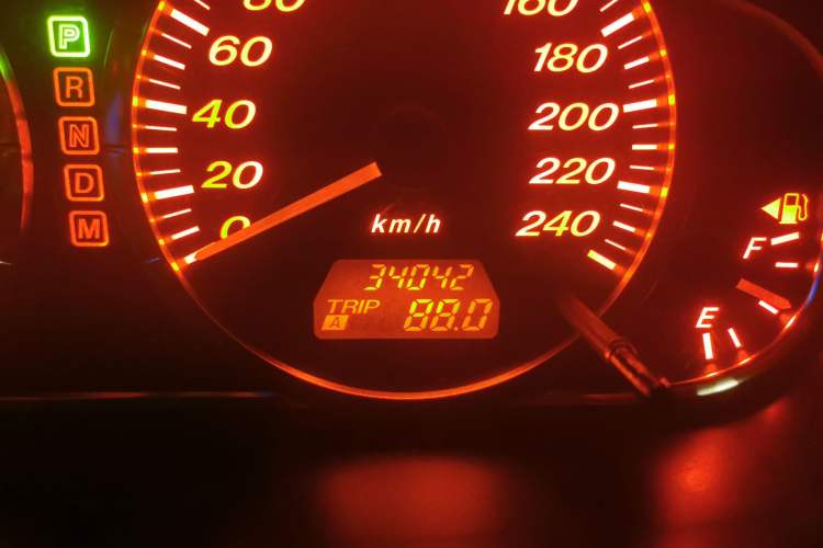 Used Mazda 6 2007 2.3L Automatic Flagship Edition Odometer Close Up