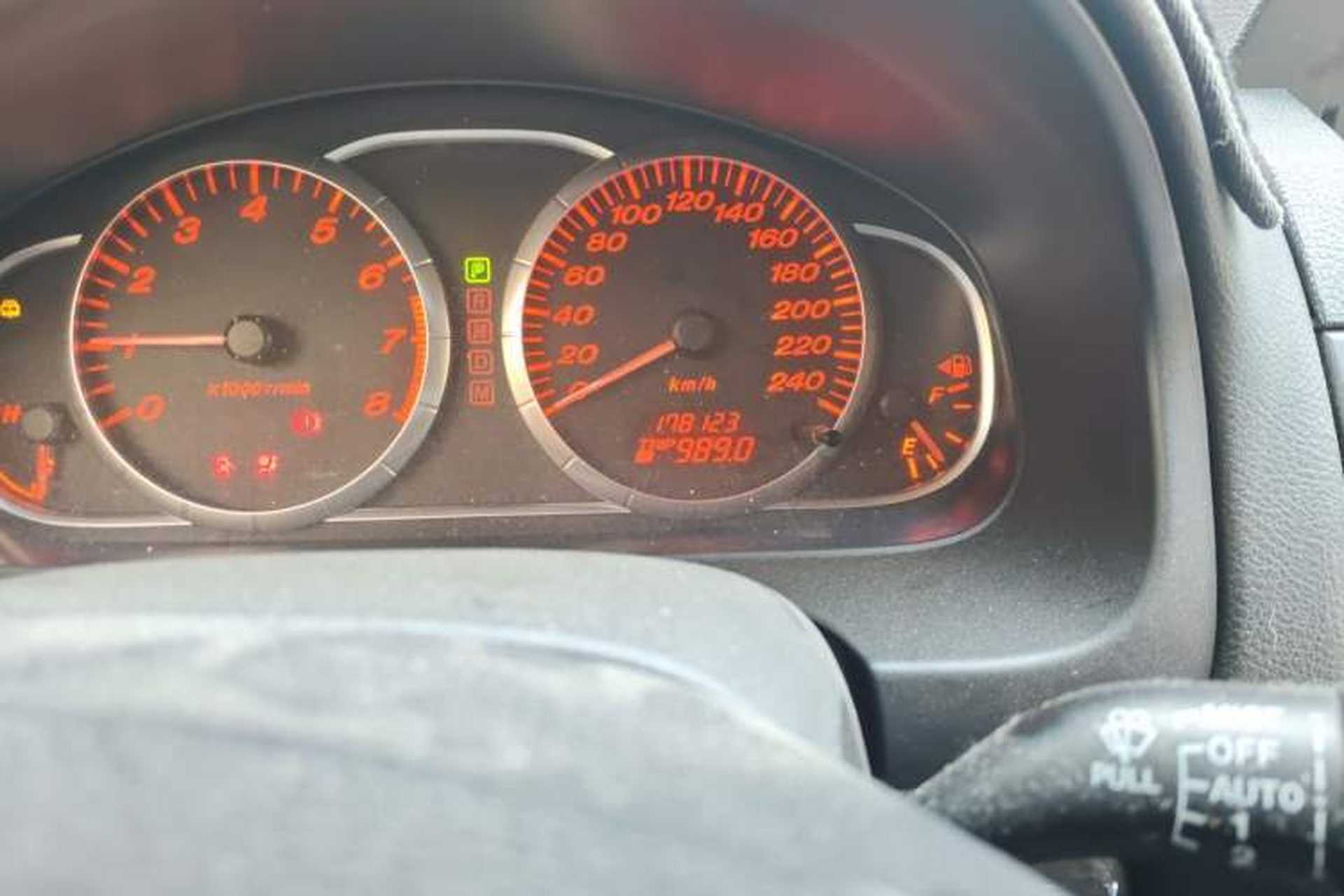 Used Mazda 6 2007 Coupe 2.3L Automatic Model Odometer Close Up