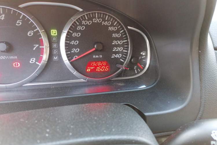Used Mazda 6 2007 2.0L Automatic Luxury Version Odometer Close Up