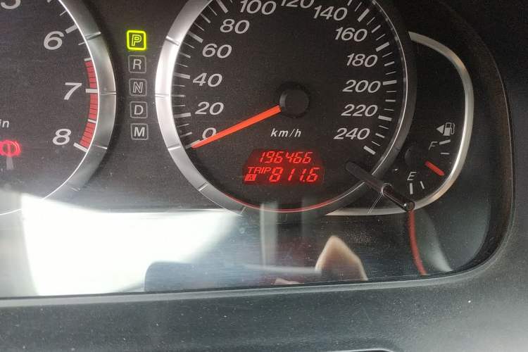 Used Mazda 6 2007 2.0L Automatic Luxury Version Odometer Close Up