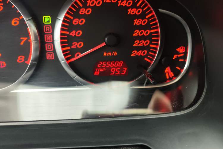 Used Mazda 6 2007 2.0L Automatic Ultra-Luxury Version Odometer Close Up