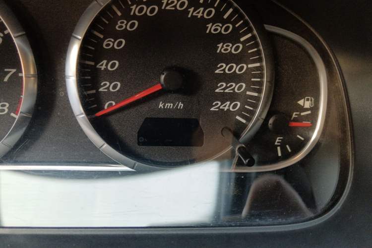 Used Mazda 6 2007 2.0L Manual Transmission Odometer Close Up