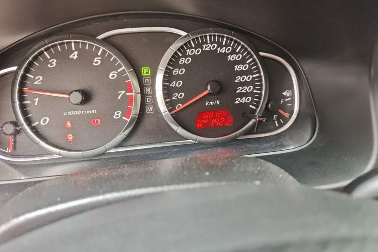 Used Mazda 6 2007 2.0L Automatic Luxury Version Odometer Close Up