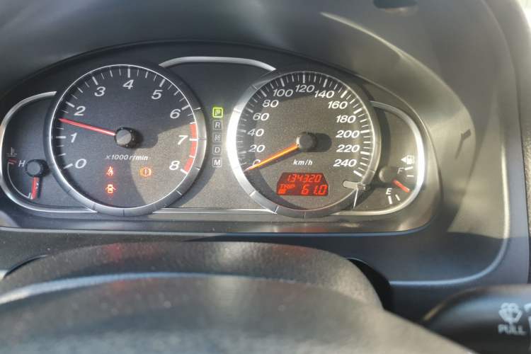 Used Mazda 6 2007 2.0L Automatic Luxury Version Odometer Close Up