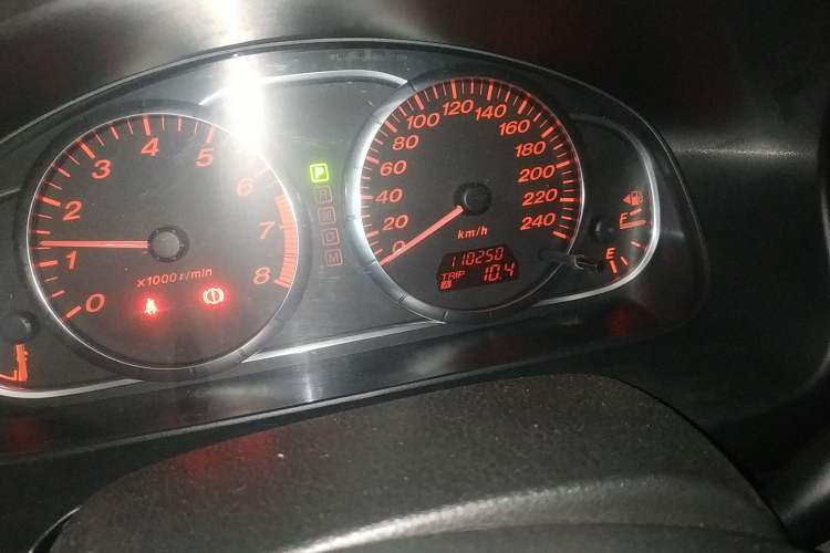 Used Mazda 6 2007 2.0L Automatic Ultra-Luxury Version Odometer Close Up