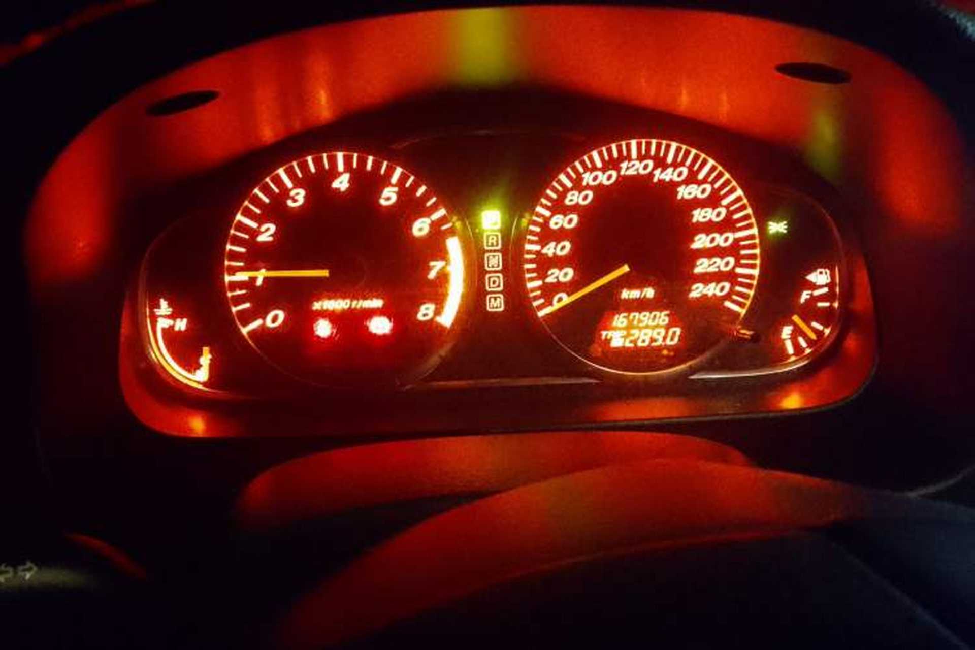 Used Mazda 6 2007 Coupe 2.3L Automatic Model Odometer Close Up