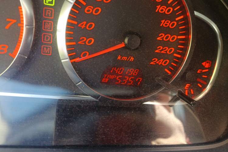 Used Mazda 6 2007 Coupe 2.0L Automatic Model Odometer Close Up