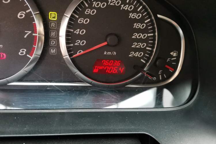 Used Mazda 6 2008 2.0L Automatic Fashion Edition Odometer Close Up